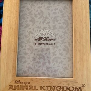 Disney's Animal Kingdom Natural Wood Photo Frame